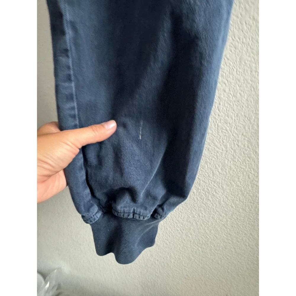 Bleu de Paname Navy Blue Cotton Twill Pants Manufacture de Vetements Size 36